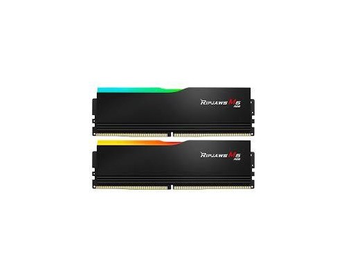 Модуль пам'яті для комп'ютера DDR5 32GB (2x16GB) 6400 MHz Ripjaws M5 RGB Matte Black G.Skill (F5-6400J3648F16GX2-RM5RK)