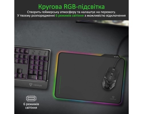 Килимок для мишки Vertux FluxPad Speed Black (fluxpad.black)