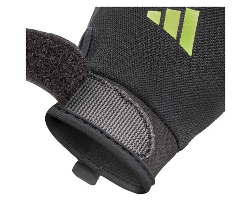 Рукавички для фітнесу Adidas Essential Training Gloves ADGB-15003GN чорний, зелений L (885652025973)