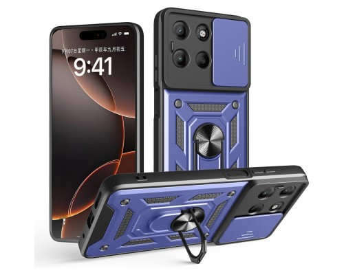 Чохол до мобільного телефона BeCover Military Motorola Moto G15 / G15 Power Blue (713531)