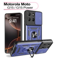 Чохол до мобільного телефона BeCover Military Motorola Moto G15 / G15 Power Blue (713531)