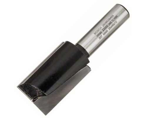 Фреза Bosch Professional пазова з двома лезами, Std, S12, D25, L40 (2.608.628.469)