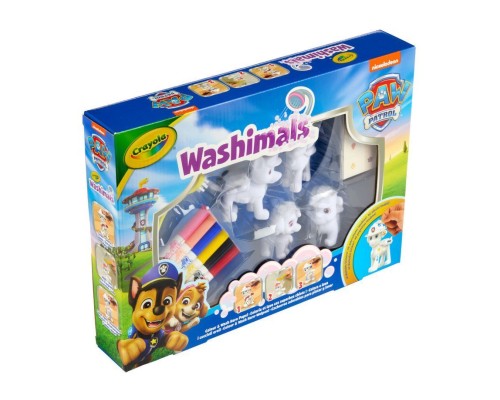 Набір для творчості Crayola Paw Patrol Washimals 4 тваринки та 6 фломастерів (74-0290)