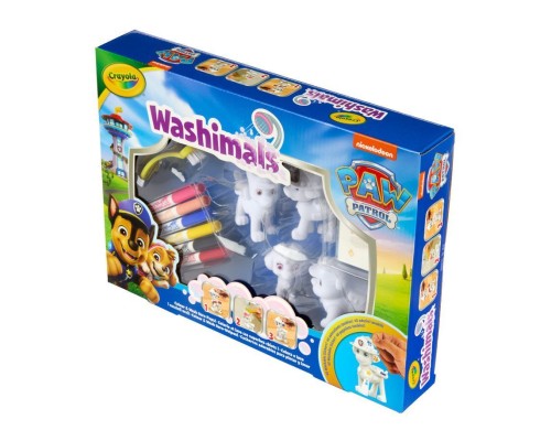Набір для творчості Crayola Paw Patrol Washimals 4 тваринки та 6 фломастерів (74-0290)