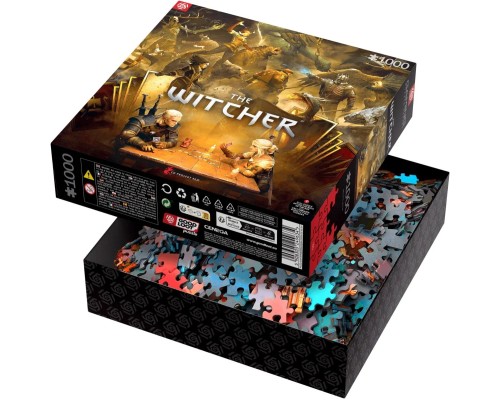 Пазл GoodLoot The Witcher Playing Gwent 1000 ел. (5908305249634)
