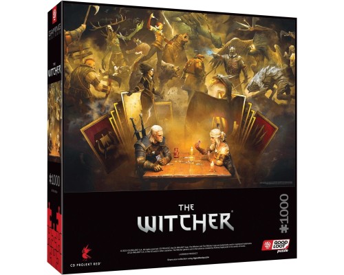 Пазл GoodLoot The Witcher Playing Gwent 1000 ел. (5908305249634)