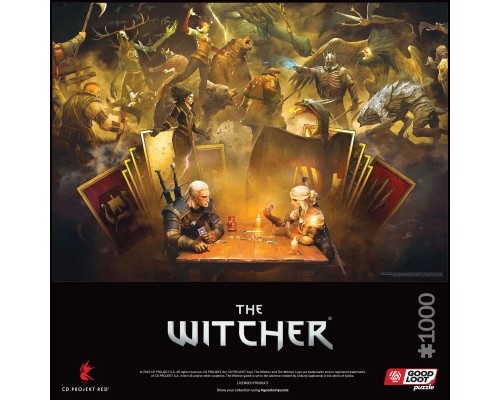Пазл GoodLoot The Witcher Playing Gwent 1000 ел. (5908305249634)