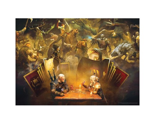 Пазл GoodLoot The Witcher Playing Gwent 1000 ел. (5908305249634)