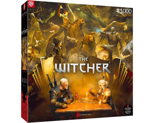 Пазл GoodLoot The Witcher Playing Gwent 1000 ел. (5908305249634)