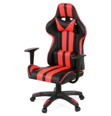 Крісло ігрове Аклас Стрік Light ANF Червоний (PU-чорний/червоний) (00160344)