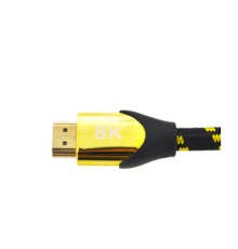 Кабель мультимедійний HDMI M to HDMI M 5.0m V2.1 8K60Hz 4K120Hz black/gold Ritar (YT-HDMI(M)/(M)V2.1-5.0m/19950)