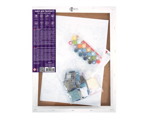 Картина по номерам Santi Wednesday Two sides of Enid Sinclair 40х50 см, алмазна мозаїка (954975)