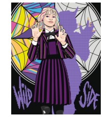 Картина по номерам Santi Wednesday Two sides of Enid Sinclair 40х50 см, алмазна мозаїка (954975)