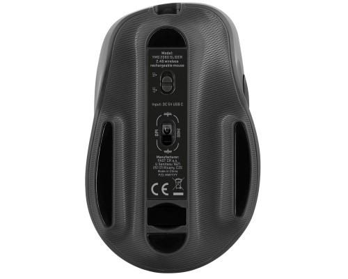 Мишка YENKEE YMS 2080GY Slider Wireless Black (45019322)