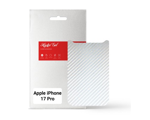 Плівка захисна Armorstandart Back panel Carbone Apple iPhone 17 Pro Silver (ARM86196)