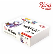 Акрилові фарби Rosa START Space Unicorn 12 x10 мл (4823098531067)
