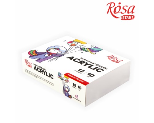Акрилові фарби Rosa START Space Unicorn 12 x10 мл (4823098531067)