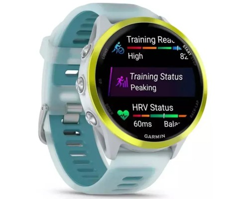 Смарт-годинник Garmin Forerunner 570 - 47MM, Whitestone/Amp Yellow, GPS (010-02971-01)