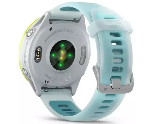 Смарт-годинник Garmin Forerunner 570 - 47MM, Whitestone/Amp Yellow, GPS (010-02971-01)