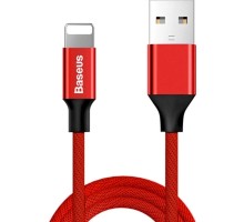 Дата кабель USB 2.0 AM to Lightning 1.8m red Baseus (CALYW-A09)