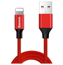 Дата кабель USB 2.0 AM to Lightning 1.8m red Baseus (CALYW-A09)