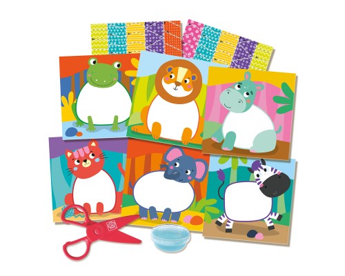 Набір для творчості Ses Creative Montessori Вирізай з тваринками (14061S)