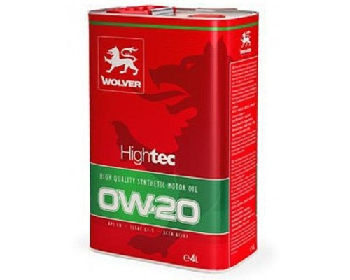 Моторна олива Wolver HIGHTEC 0W-20 4л (4260360943492)