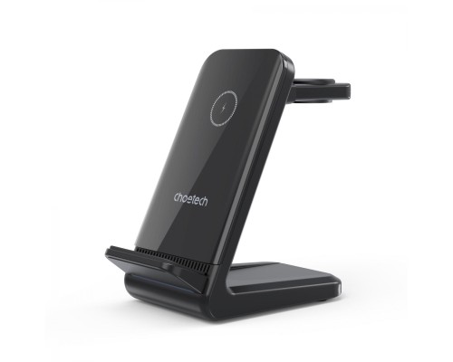 Зарядний пристрій Choetech Wireless 3-in-1 15W black (T608-F)