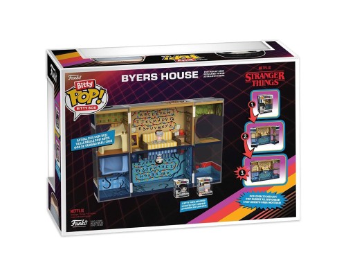 Ігровий набір Funko Pop Bitty Pop Boxes Stranger Things Будинок Баєрса (85534)