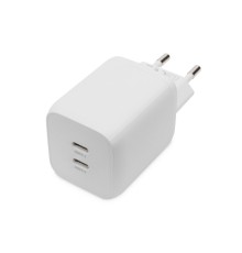 Зарядний пристрій Digitus 2xUSB-C PD65W GaN (DA-10063)