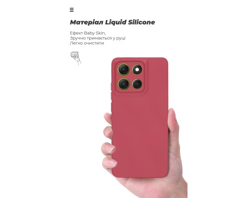 Чохол до мобільного телефона Armorstandart ICON Motorola G86 Power 5G Camera cover Dark Red (ARM87037)