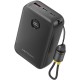 Батарея універсальна VENTION 20000mAh 22,5W Fast Charging, with built-in USB-C cable, Black (FKBB0-C)