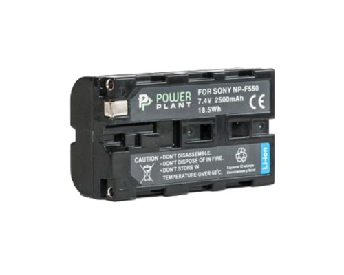 Акумулятор до фото/відео PowerPlant Sony LED NP-F550 2500mAh (DV00DV1365) 