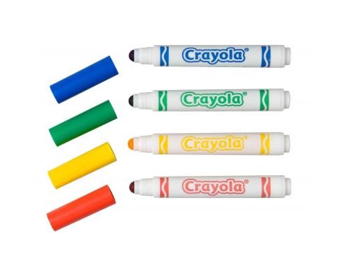Набір для творчості Crayola 8 легко смываемых широких фломастеров (8324)