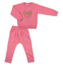 Набір дитячого одягу Breeze кофта та штани персиковий меланж (8013-92G-peach)