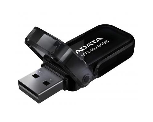 USB флеш накопичувач ADATA 64GB UV240 Black USB 2.0 (AUV240-64G-RBK) 
