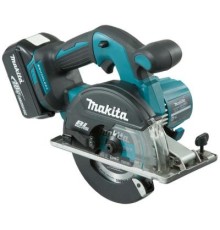 Дискова пила Makita по металлу LXT, 4Аг х 2шт, Makpac, 150мм (DCS551RMJ)