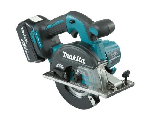 Дискова пила Makita по металлу LXT, 4Аг х 2шт, Makpac, 150мм (DCS551RMJ)