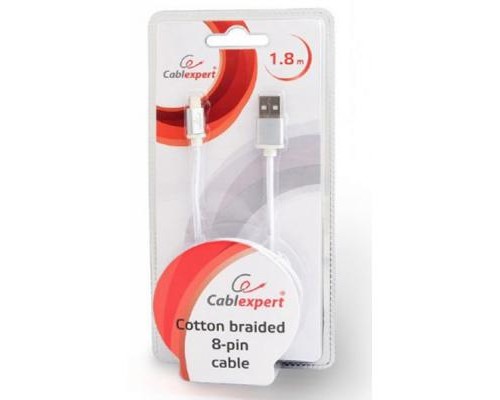 Дата кабель USB 2.0 AM to Lightning 1.8m Cablexpert (CCB-mUSB2B-AMLM-6-S) Дата кабель USB 2.0 AM to Lightning 1.8m Cablexpert (CCB-mUSB2B-AMLM-6-S)