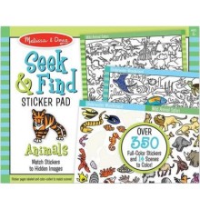 Набір для творчості Melissa&Doug Знайди і наклей наклейку Тварини (MD30152/MD40152)