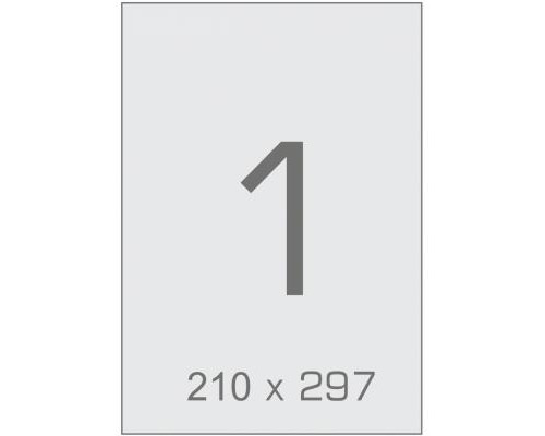 Етикетка самоклеюча Tama 210х297 (1 на листі) с/кл (100листів) (17793)