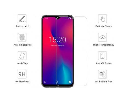 Скло захисне Drobak Blackview A80 Pro Tempered glass (222235) (222235)