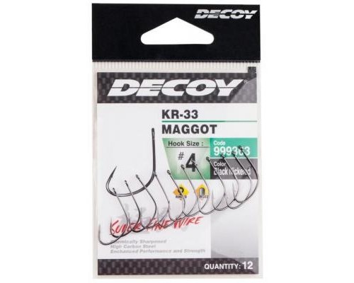 Гачок Decoy KR-33 Maggot 10 (14 шт/уп) (1562.05.41)