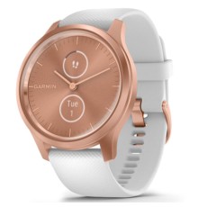 Смарт-годинник Garmin vivomove Style, S/E EU, Rose Gold, White, Silicone (010-02240-20)