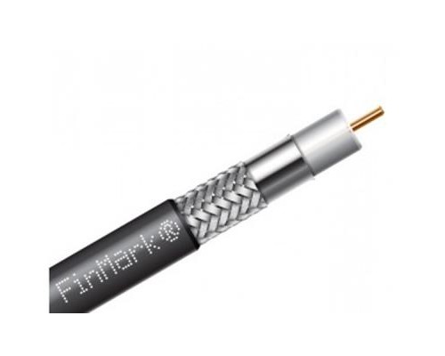 Кабель телевізійний FinMark RG-660, CU, 100м, black (F660BVcu_100_black)