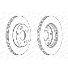 Гальмівний диск FERODO DDF1939C