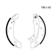 Гальмівні колодки Bosch 0 986 487 852