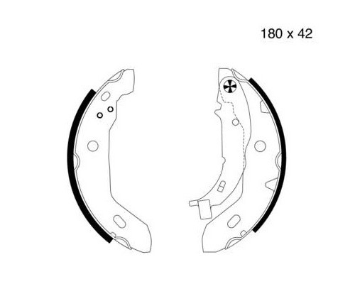 Гальмівні колодки Bosch 0 986 487 852