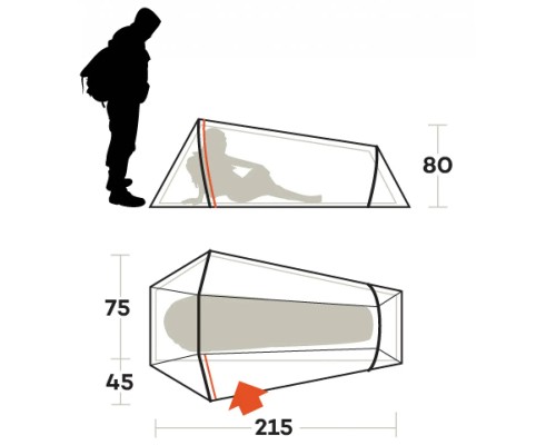 Намет Ferrino Lightent 1 Pro Olive Green (928975)