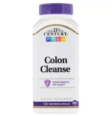 Вітамінно-мінеральний комплекс 21st Century Очищення Кишечника, Colon cleanse, 120 вегетаріанських капсу (CEN-22846)